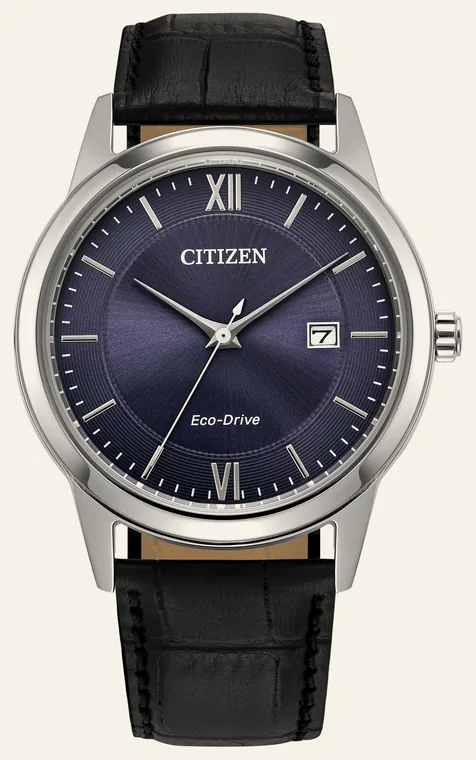 Relógio Citizen Classic AW1780-09LN, mostrador azul