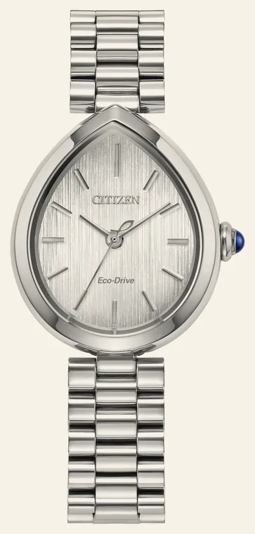 Relógio Citizen L Rainell EM1200-55AN, mostrador branco
