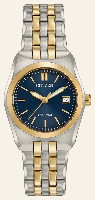 Relógio Citizen Corso EW2294-53LN, mostrador azul