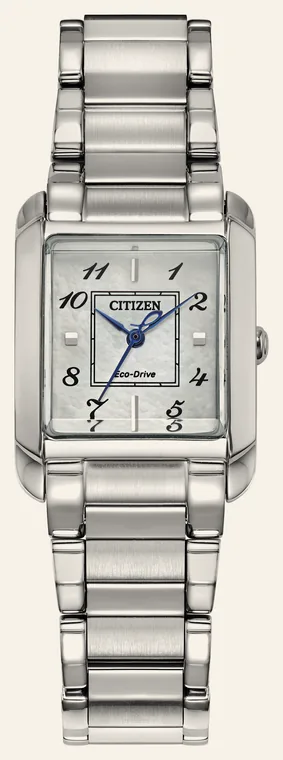 Relógio Citizen L Bianca EW5600-52DN, mostrador madrepérola