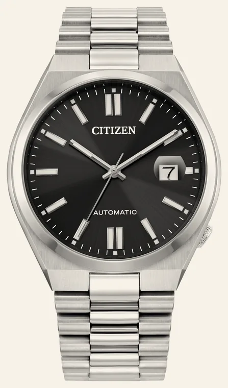 Relógio Citizen Tsuyosa NJ0150-56EN, mostrador preto
