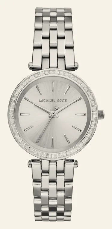 Relógio Michael Kors Darci MK3364, mostrador prateado
