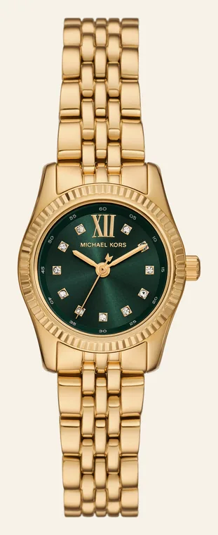 Relógio Michael Kors Lexington MK4842/1DN, mostrador verde-esmeralda