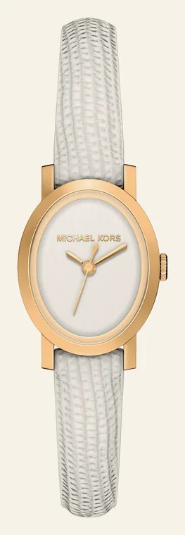 Relógio Michael Kors Maude MK7586/0BN, mostrador prateado