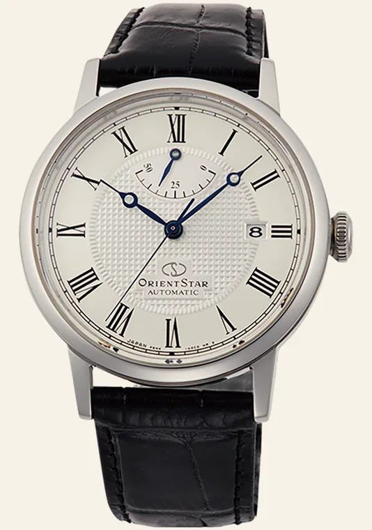Relógio Orient Orient Star REAU0002S00B, mostrador branco