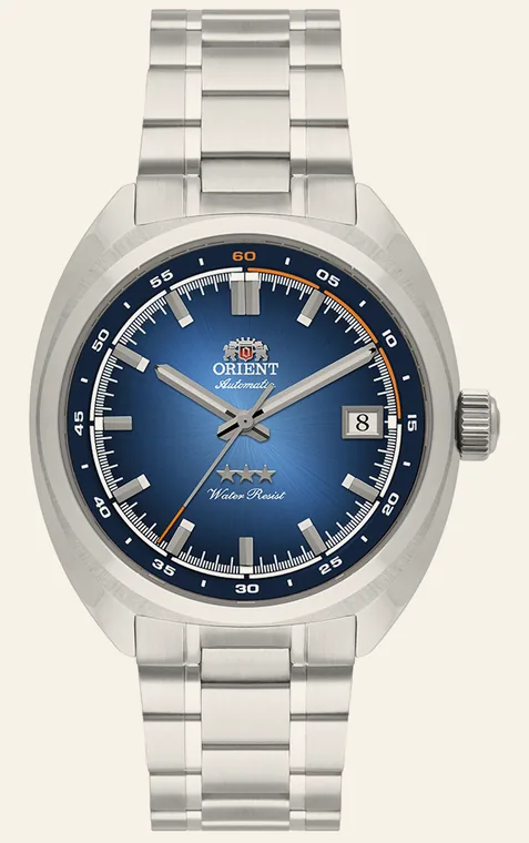 Relógio Orient Sport Land YN6SS040 D1SX, mostrador azul